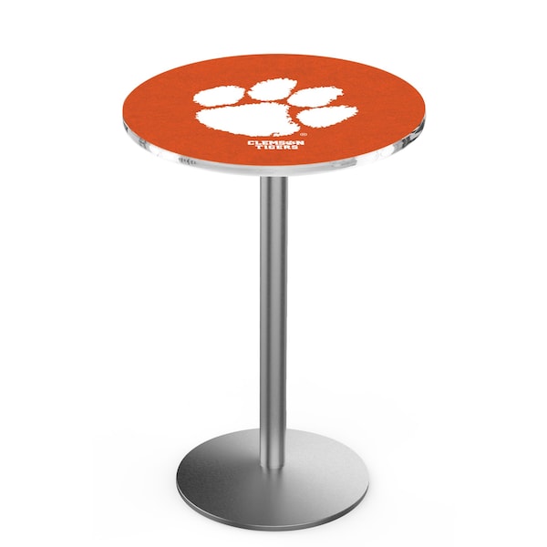 42" Stainless Steel Clemson Pub Table
